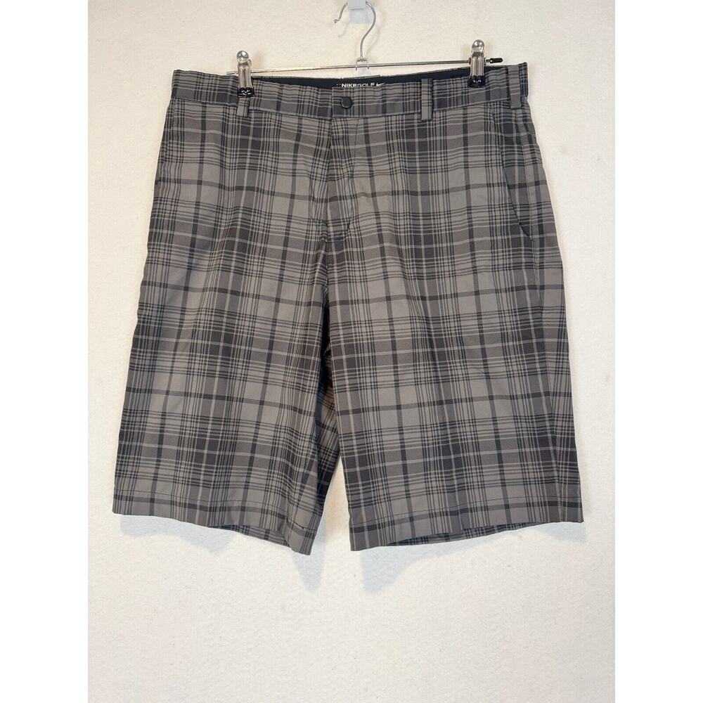 Nike‎ Golf Tour Performance Golf Shorts Men's 34 Plaid *DRI-FIT*